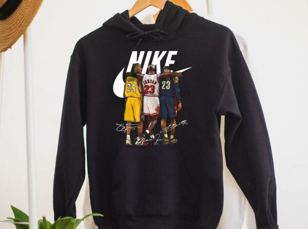 Awesome Nike Kobe Bryant Michael Jordan And LeBron James Signature Shirt