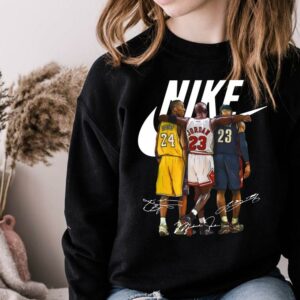 Awesome Nike Kobe Bryant Michael Jordan And LeBron James Signature Shirt 3