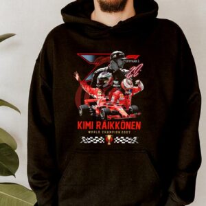 Hot Kimi Raikkonen World Championship 2007 Shirt, Kimi Raikkonen 20 Years 2001 2021 Formula One Shirt 3