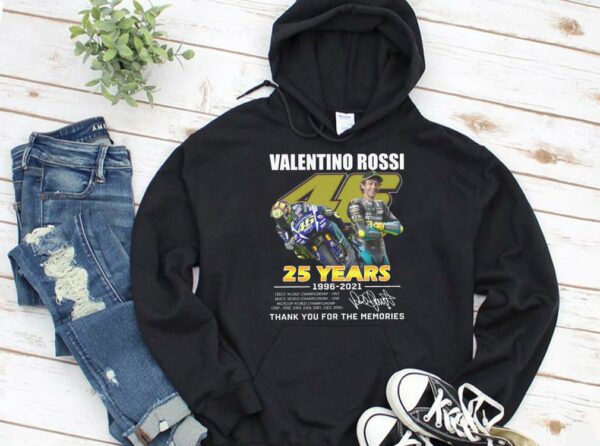 Limited Valentino Rossi 25th Anniversary Shirt