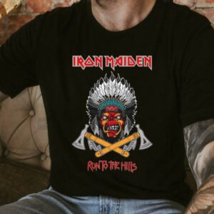 Original Iron Maiden Native American Run To The Hills Shirt, Iron Maiden Native American Shirt 3