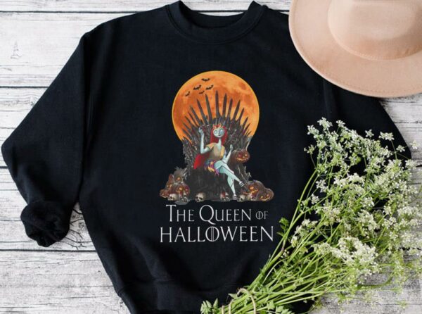 Premium Sally Game of Thrones Shirt, Sally The Queen Of Halloween Shirt