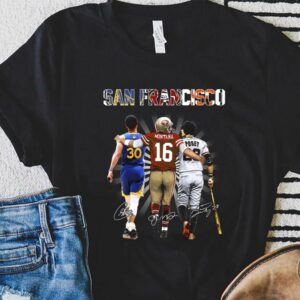 Premium San Francisco Team Sport Shirt, Stephen Curry Buster Posey Joe Montana Shirt