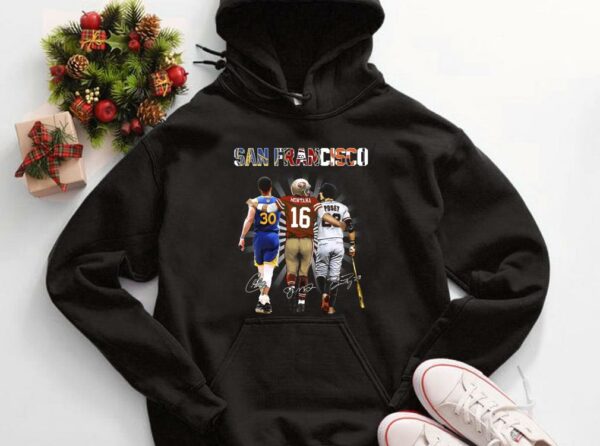 Premium San Francisco Team Sport Shirt, Stephen Curry Buster Posey Joe Montana Shirt