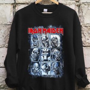The Best Iron Maiden All Eddie Halloween Shirt, Iron Maiden Face Horror Heavy Metal Shirt, Iron Maiden Poster Shirt 2