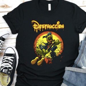 Vintage Destruccion Donald Duck Mickey Mouse Shirt, Disney Destruccion Halloween Shirt, Donald Horror Shirt