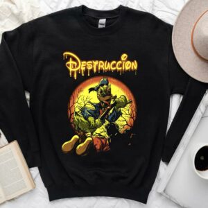 Vintage Destruccion Donald Duck Mickey Mouse Shirt, Disney Destruccion Halloween Shirt, Donald Horror Shirt 2