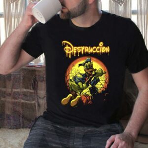 Vintage Destruccion Donald Duck Mickey Mouse Shirt, Disney Destruccion Halloween Shirt, Donald Horror Shirt 3