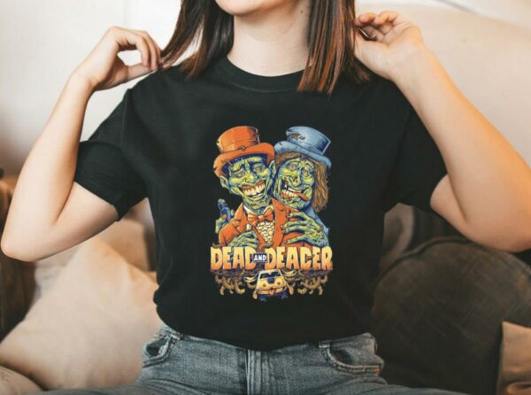 Vintage Dumb and Dumber Zombie Dead and Deader Shirt, Dumb and Dumber Shirt, Dead and Deader Shirt