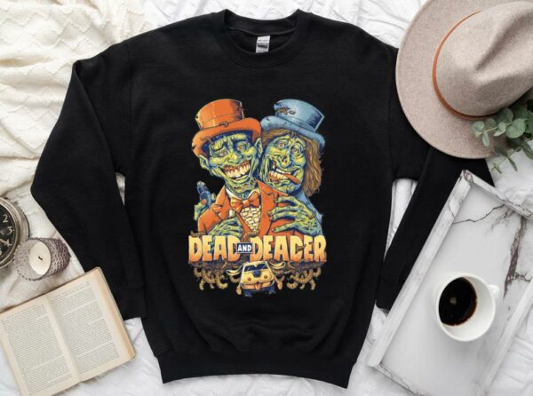 Vintage Dumb and Dumber Zombie Dead and Deader Shirt, Dumb and Dumber Shirt, Dead and Deader Shirt