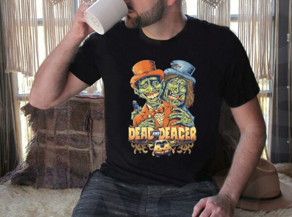 Vintage Dumb and Dumber Zombie Dead and Deader Shirt, Dumb and Dumber Shirt, Dead and Deader Shirt