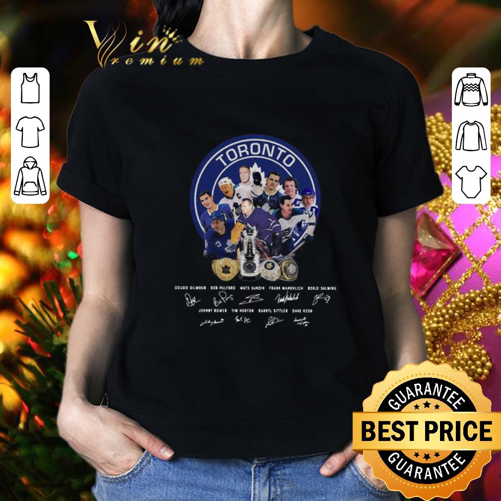 Toronto Maple Leafs Stanley Cup Champions signatures shirt, hoodie