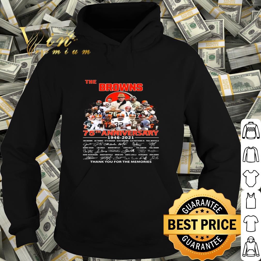 cleveland browns 75th anniversary shirt