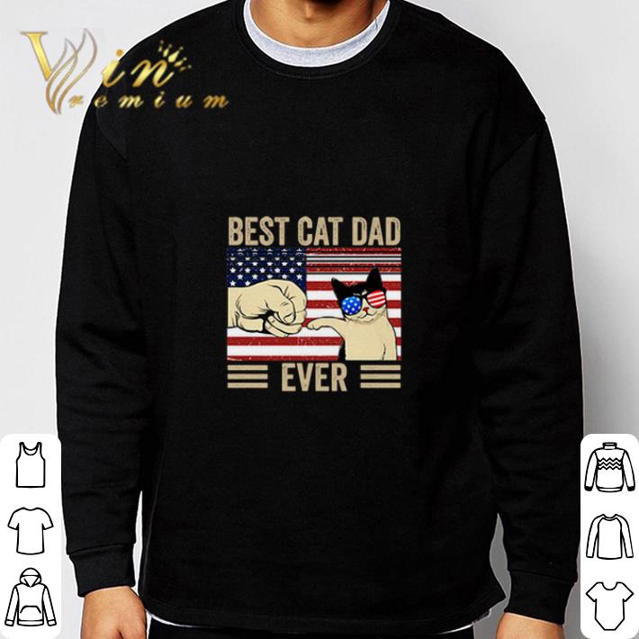 Best Cat Dad Ever American USA Flag Fathers Day shirt 9 Best Cat Dad Ever American USA Flag Fathers Day shirt