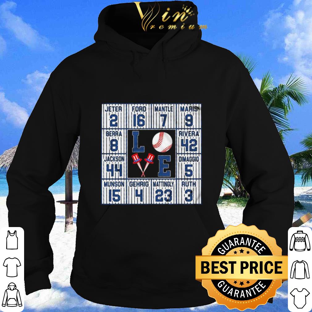 Pretty Love New York Yankees Jeter 2 Rivera 42 Jersey shirt 9 Pretty Love New York Yankees Jeter 2 Rivera 42 Jersey shirt