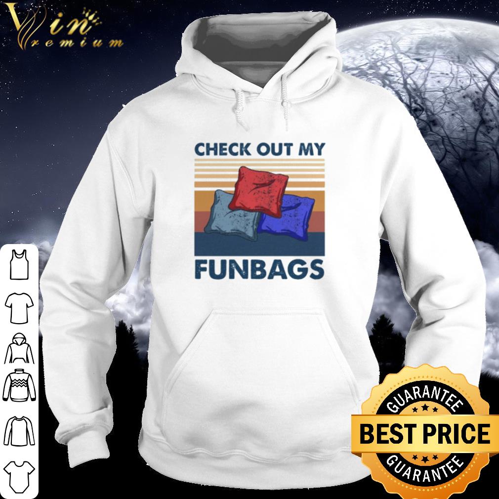 Nice Vintage Cornhole check out my funbags shirt 9 Nice Vintage Cornhole check out my funbags shirt
