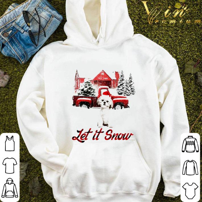 Noel Shih Tzu let it snow Christmas shirt 9 Noel Shih Tzu let it snow Christmas shirt