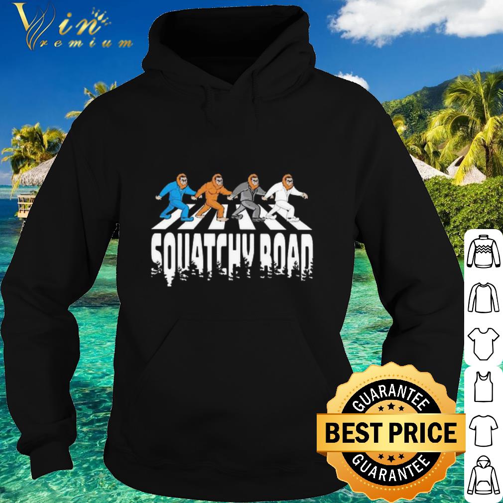 Official Bigfoots Cross Street squatchy road shirt 9 Official Bigfoots Cross Street squatchy road shirt