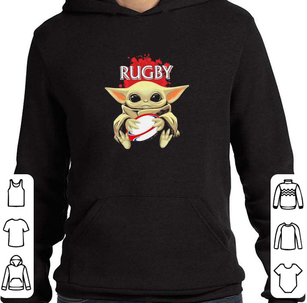 Pretty Star Wars Baby Yoda hug Rugby shirt 9 Pretty Star Wars Baby Yoda hug Rugby shirt