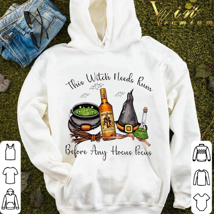 Halloween This witch needs Rum Captain Morgan before any Hocus Pocus shirt 9 Halloween This witch needs Rum Captain Morgan before any Hocus Pocus shirt