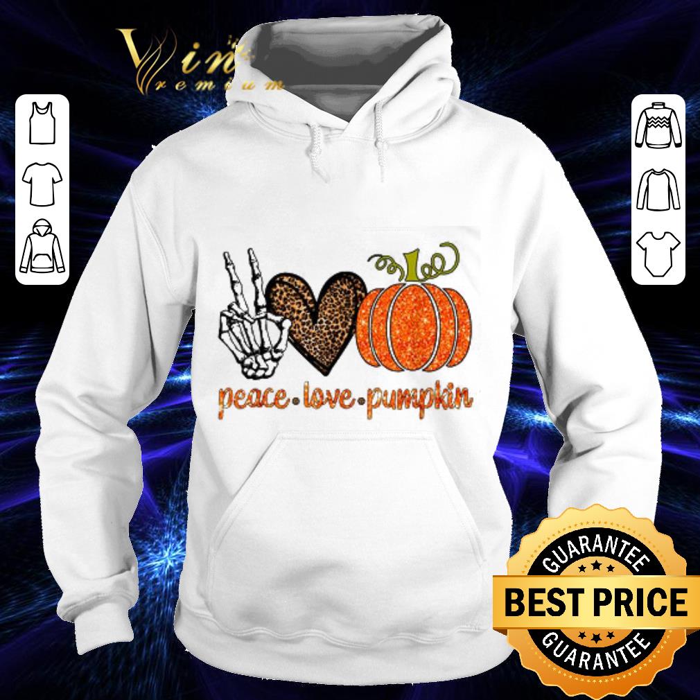 Premium Skeleton Leopard Peace Love Pumpkin Halloween shirt 9 Premium Skeleton Leopard Peace Love Pumpkin Halloween shirt