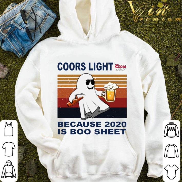 Coors Light because 2020 is boo sheet vintage shirt 9 Coors Light because 2020 is boo sheet vintage shirt