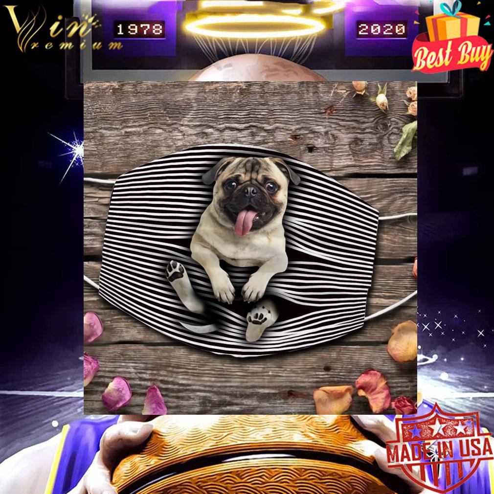 Pug Stripe face mask 9 Pug Stripe face mask