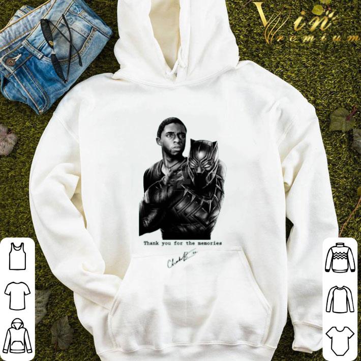 Rip Chadwick Boseman Black Panther 1977-2020 Thank You Signature shirt 9 Rip Chadwick Boseman Black Panther 1977-2020 Thank You Signature shirt