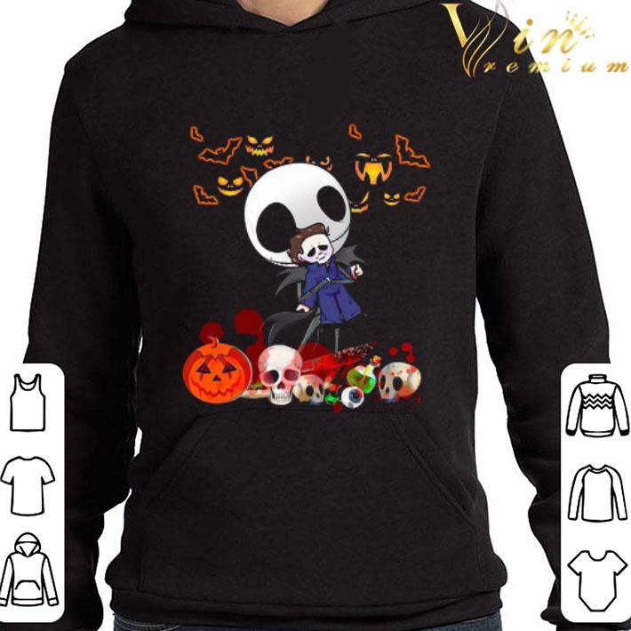 Jack Skellington hug Michael Myers shirt 9 Jack Skellington hug Michael Myers shirt