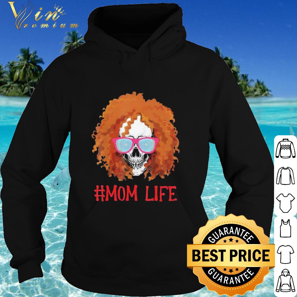 Premium Mom life Skull curly Hair Happy Halloween shirt 9 Premium Mom life Skull curly Hair Happy Halloween shirt