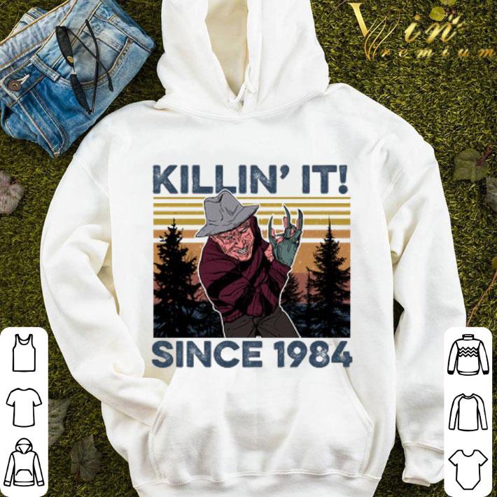 Horror Movie Freddy Krueger Killin' It Since 1984 Vintage shirt 9 Horror Movie Freddy Krueger Killin' It Since 1984 Vintage shirt