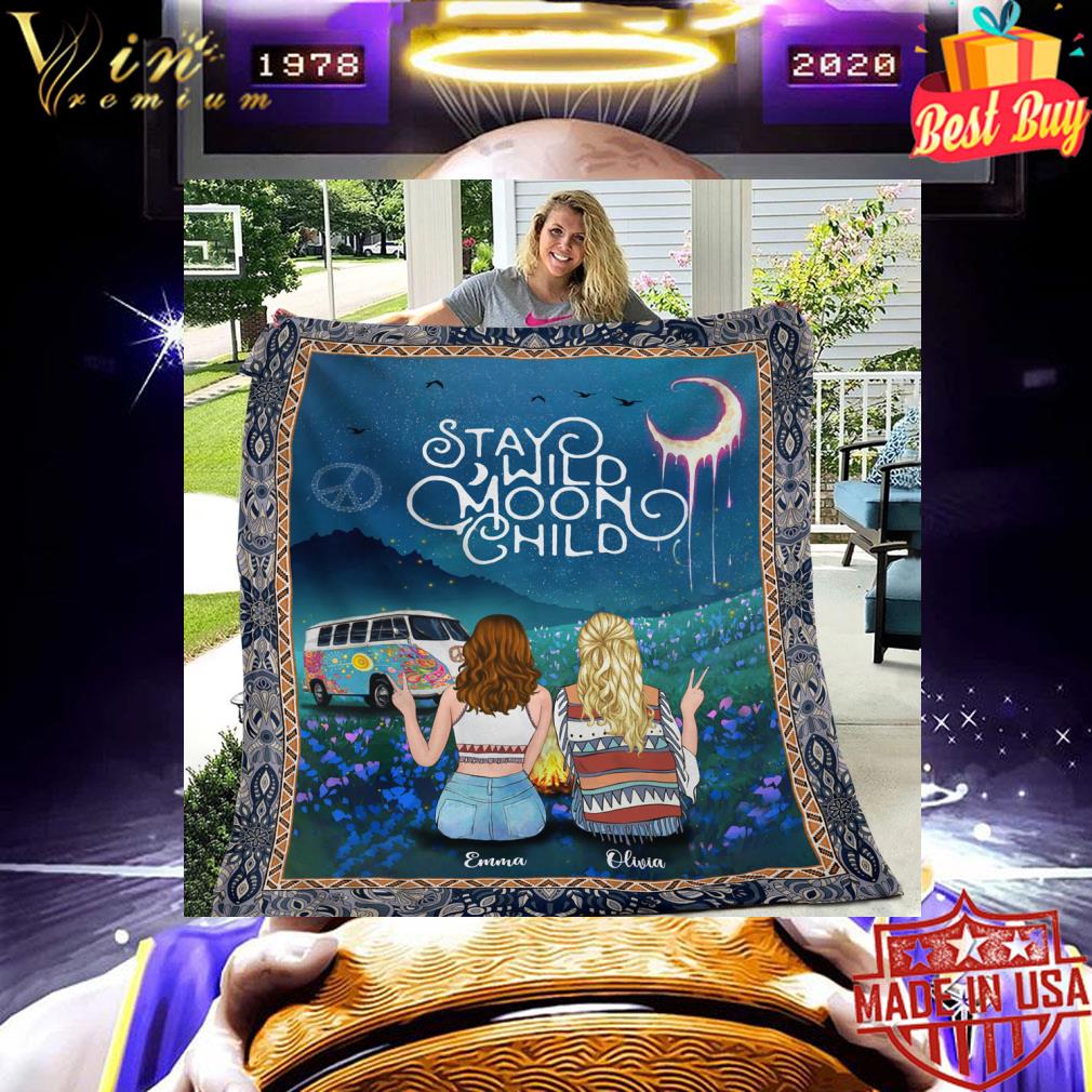 Stay wild moon child custom names quilt blanket 9 Stay wild moon child custom names quilt blanket