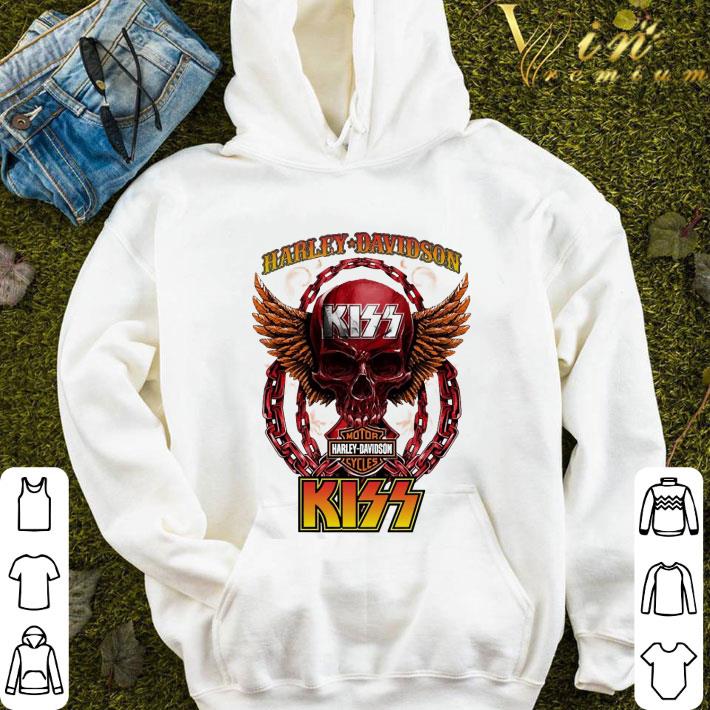 Skull Motor Harley-Davidson Cycles Kiss shirt 9 Skull Motor Harley-Davidson Cycles Kiss shirt