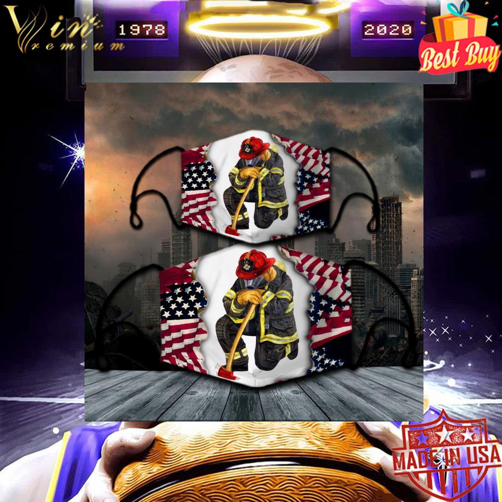 Firefighter American flag face mask 9 Firefighter American flag face mask