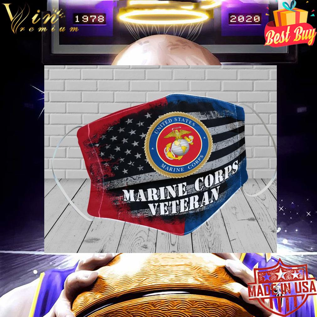 United States Marines Corps veteran American flag face mask 9 United States Marines Corps veteran American flag face mask