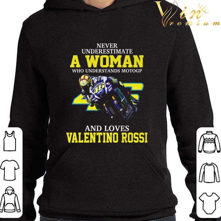 Never underestimate a woman who understands motoGP Valentino Rossi shirt 9 Never underestimate a woman who understands motoGP Valentino Rossi shirt