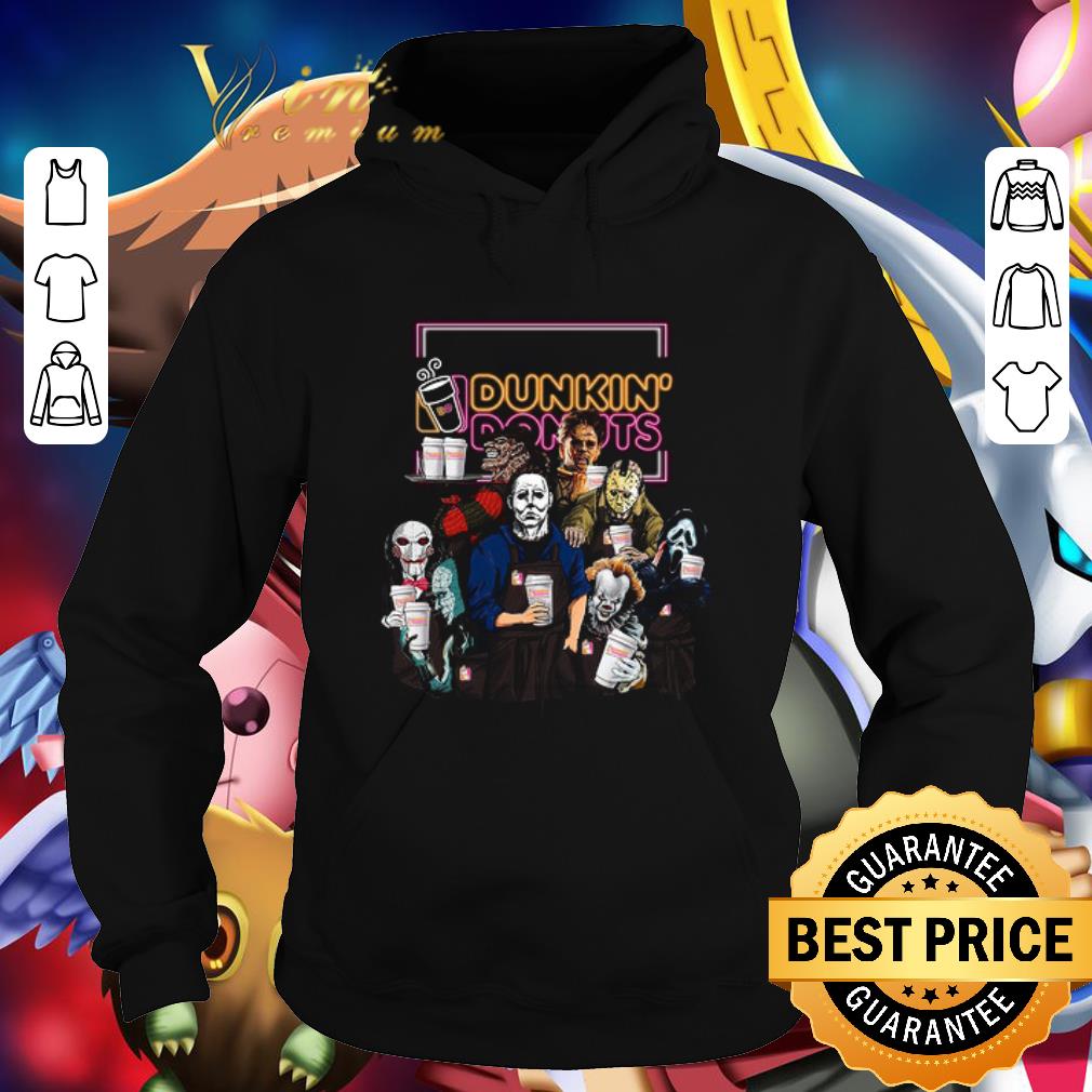 Best Dunkin' Donuts mashup horror characters shirt 9 Best Dunkin' Donuts mashup horror characters shirt