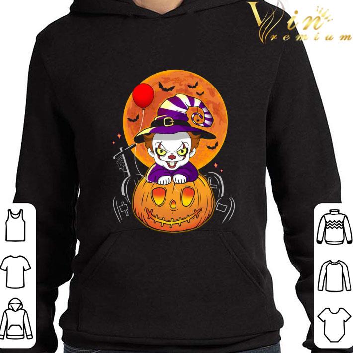Witch Pennywise moon pumpkin halloween shirt 9 Witch Pennywise moon pumpkin halloween shirt