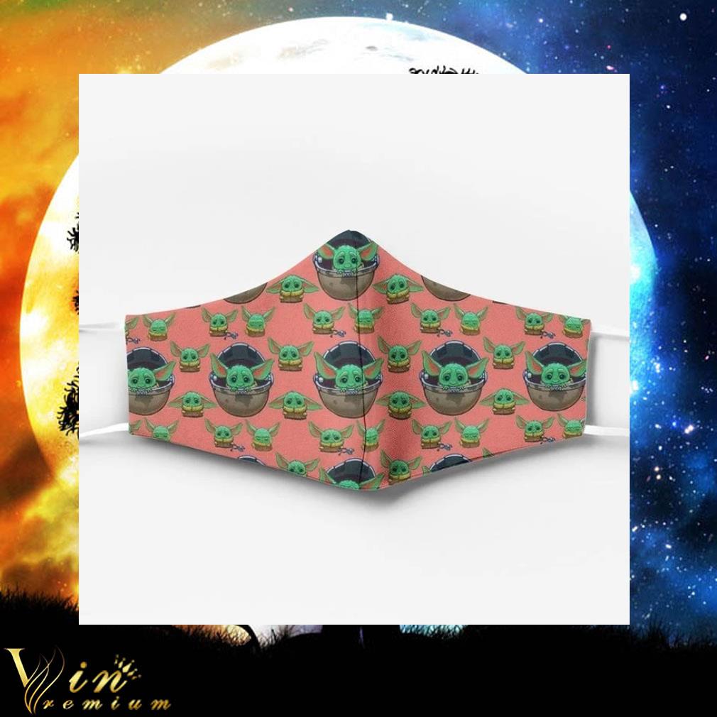Baby Yoda Mandalorian Star Wars face mask 9 Baby Yoda Mandalorian Star Wars face mask