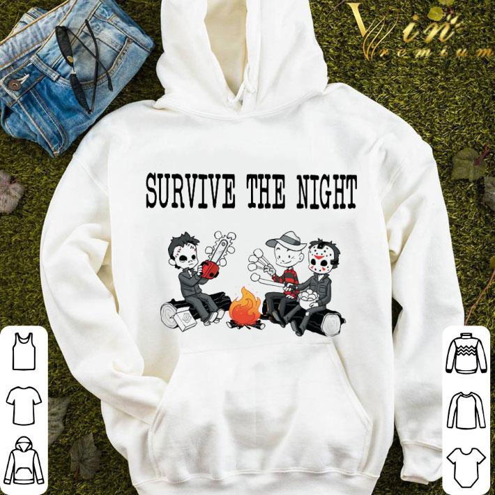 Horror movie characters survive the night shirt 9 Horror movie characters survive the night shirt
