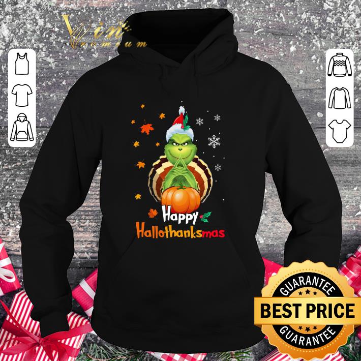 Best Santa Grinch Happy Hallothanksmas Thanksgiving Halloween shirt 9 Best Santa Grinch Happy Hallothanksmas Thanksgiving Halloween shirt