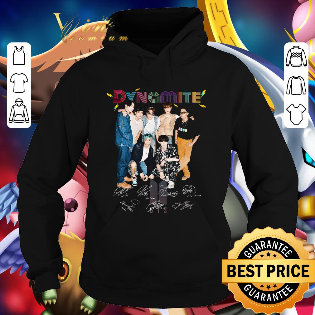 BTS band member Dynamite signature shirt 9 BTS band member Dynamite signature shirt