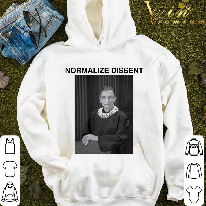RIP Ruth Bader Ginsburg Normalize Dissent shirt 9 RIP Ruth Bader Ginsburg Normalize Dissent shirt