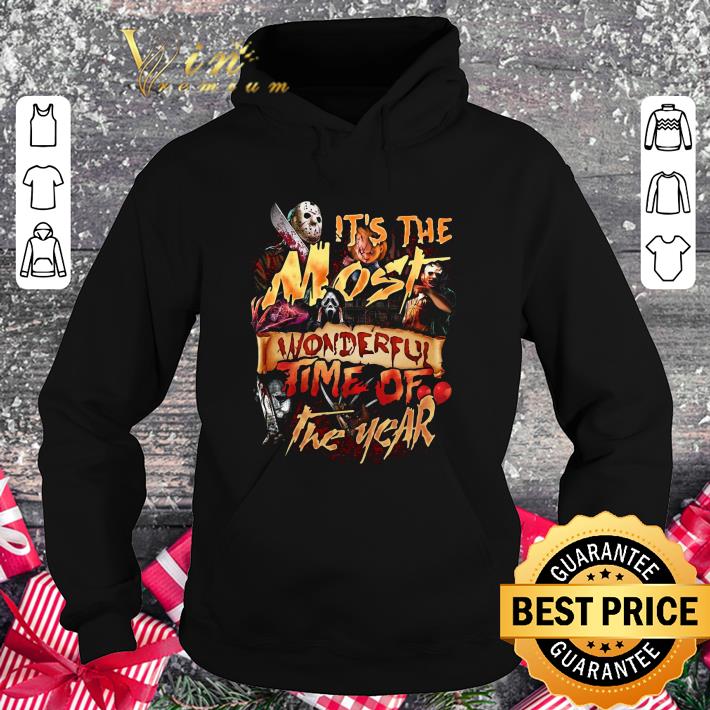 Premium Horror characters it's the most wonderful time of the year shirt 9 Premium Horror characters it's the most wonderful time of the year shirt
