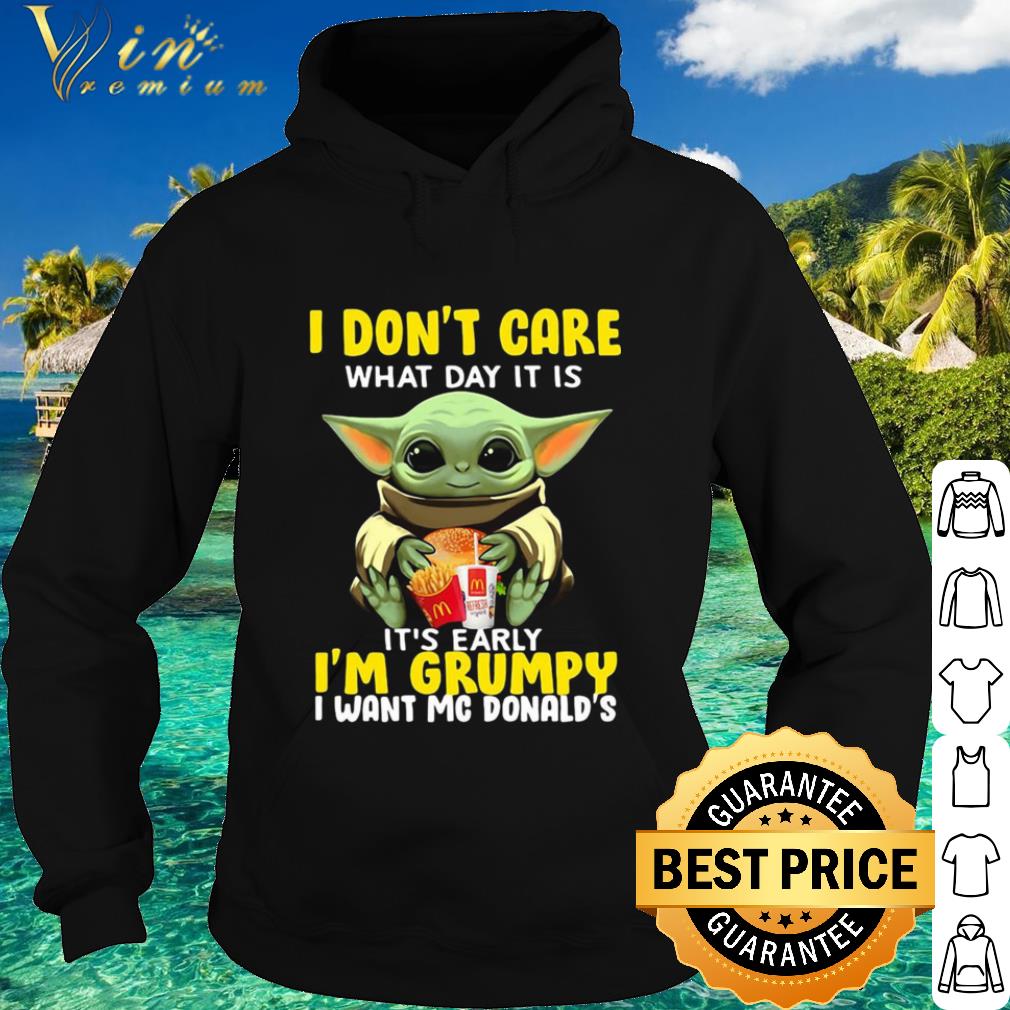 Cool Star Wars Baby Yoda It’s Early I’m Grumpy I Want Mcdonalds shirt 9 Cool Star Wars Baby Yoda It’s Early I’m Grumpy I Want Mcdonalds shirt