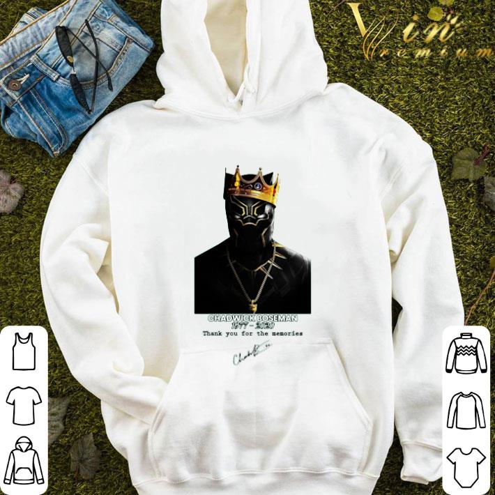 Rest In Peace Chadwick Boseman King Black Panther 1977-2020 Signature shirt 9 Rest In Peace Chadwick Boseman King Black Panther 1977-2020 Signature shirt