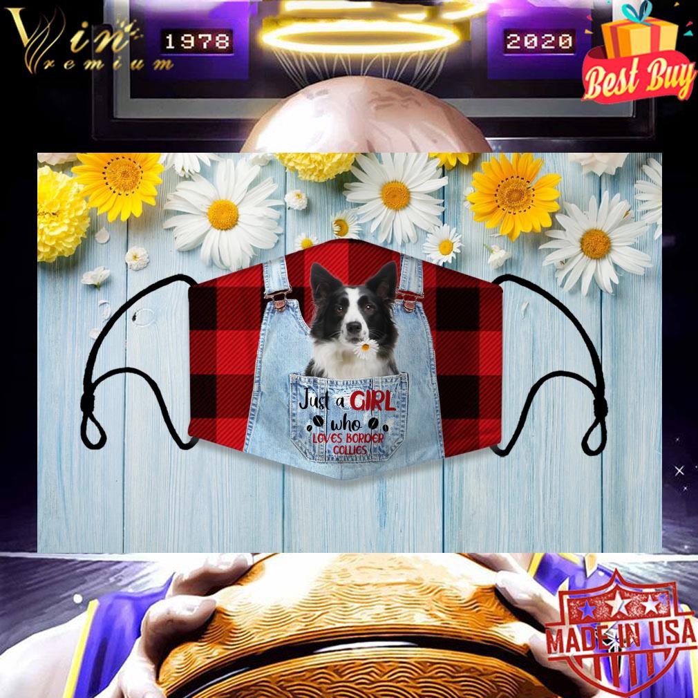 Just A Girl Who Loves Border Collies Face Mask 9 Just A Girl Who Loves Border Collies Face Mask