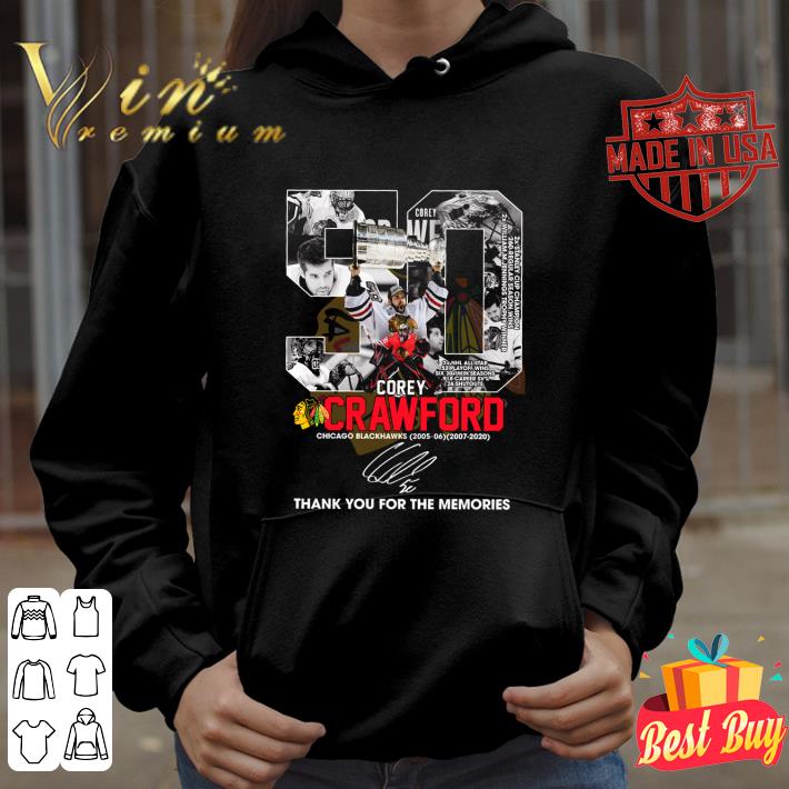 Awesome 50 Corey Crawford Chicago Blackhawks signature shirt 9 Awesome 50 Corey Crawford Chicago Blackhawks signature shirt