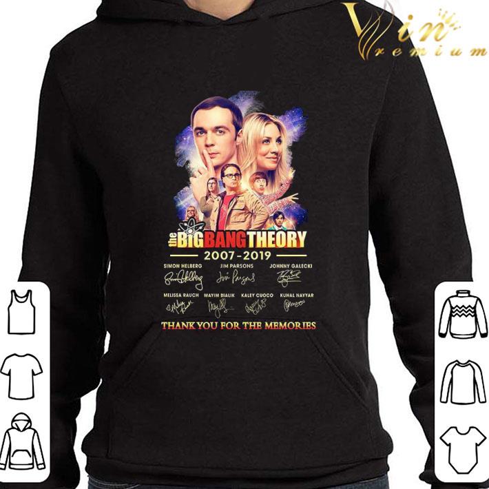 The Big Bang Theory 2007-2019 Thank You For The Memories shirt 9 The Big Bang Theory 2007-2019 Thank You For The Memories shirt