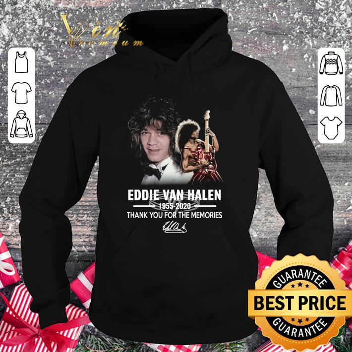 Hot Eddie Van Halen 1955-2020 thank you for the memories signature shirt 9 Hot Eddie Van Halen 1955-2020 thank you for the memories signature shirt